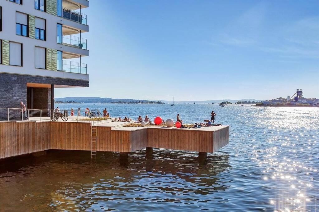 Tjuvholmen / Aker Brygge - Most Expensive Area In Oslo! Lejlighed Eksteriør billede